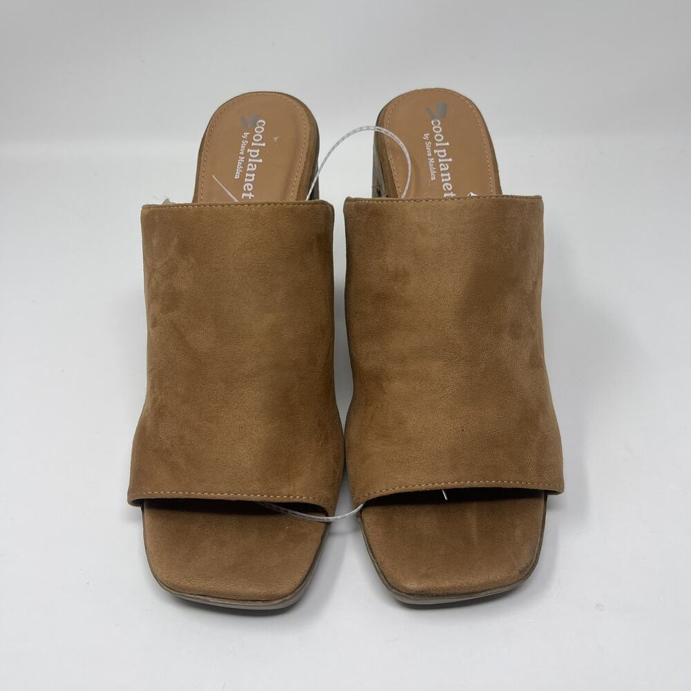 Cool Planet Steve Madden Newbury Sandals Womens Size 11 Chunky Heeled Mules NEW - Picture 6 of 13